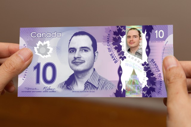 Movember Day 10: The New Canadian 10$ Bill